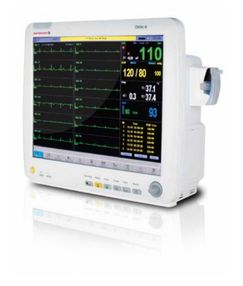OMNI III 15" TOUCHSCREEN with Masimo SpO2 Multiparameter Patient Monitor