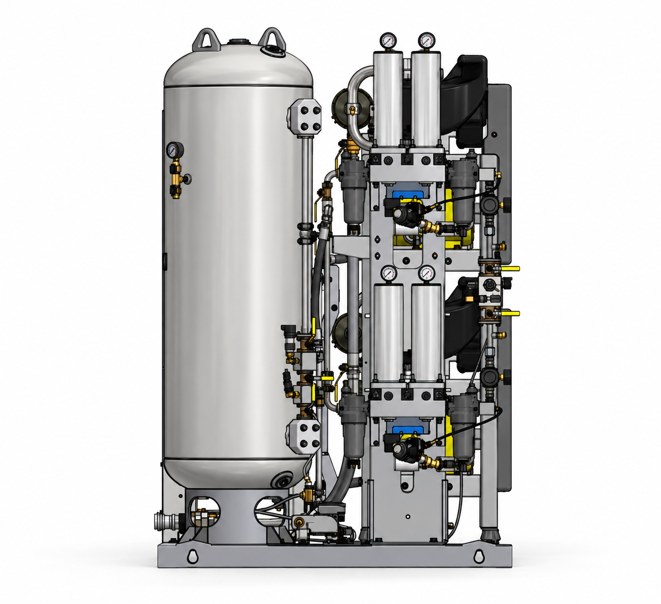Duplex Scroll Medical Air System – 7.5 HP, 80 Gallon