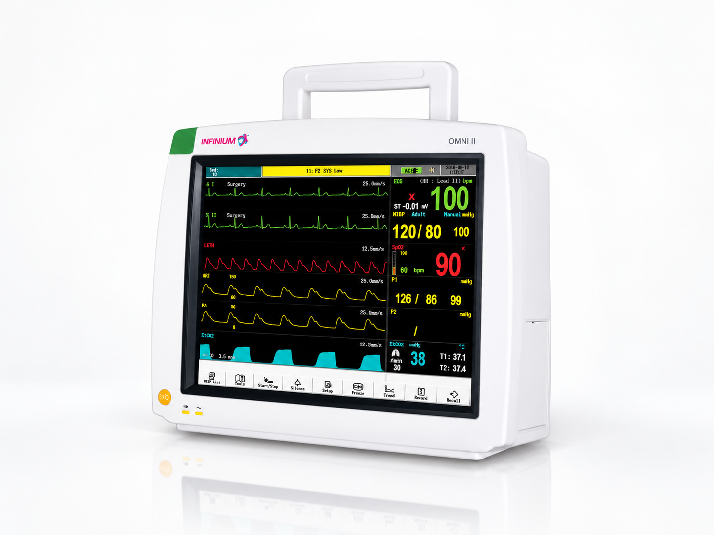 Omni II™ Touch Screen Patient Monitor
