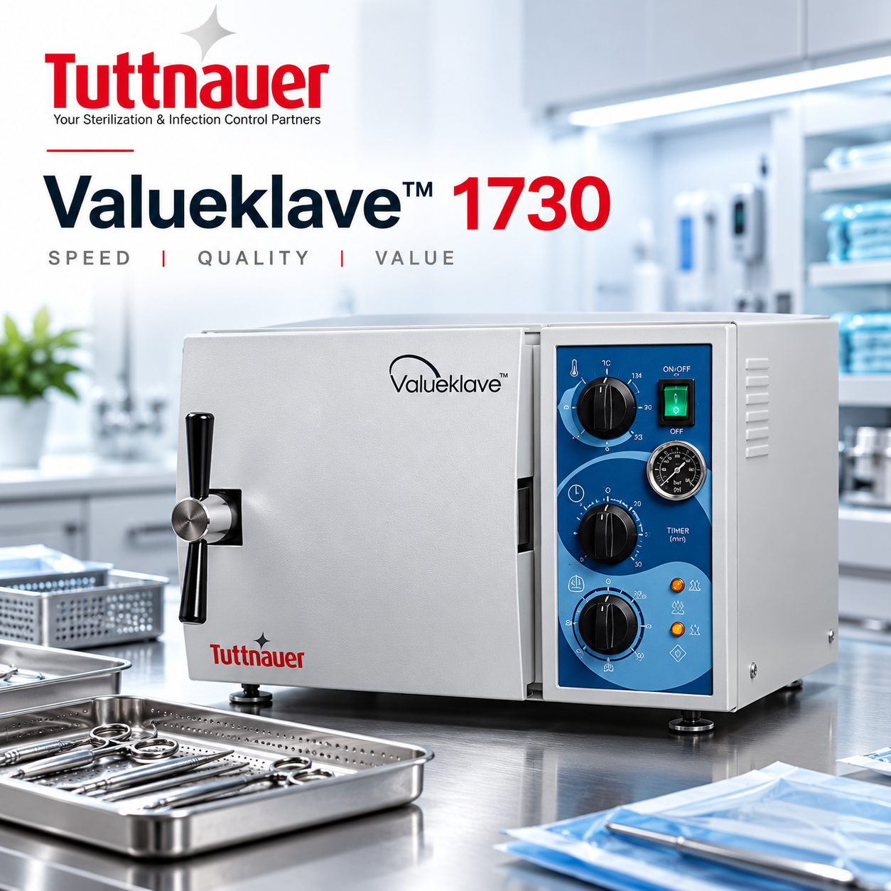 Tuttnauer Valueklave™ 1730 Sterilizer