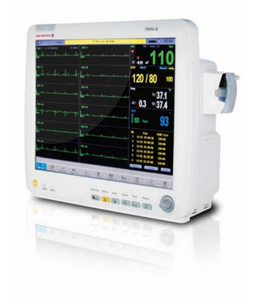 OMNI III 15" TOUCHSCREEN with Masimo SpO2 Multiparameter Patient Monitor